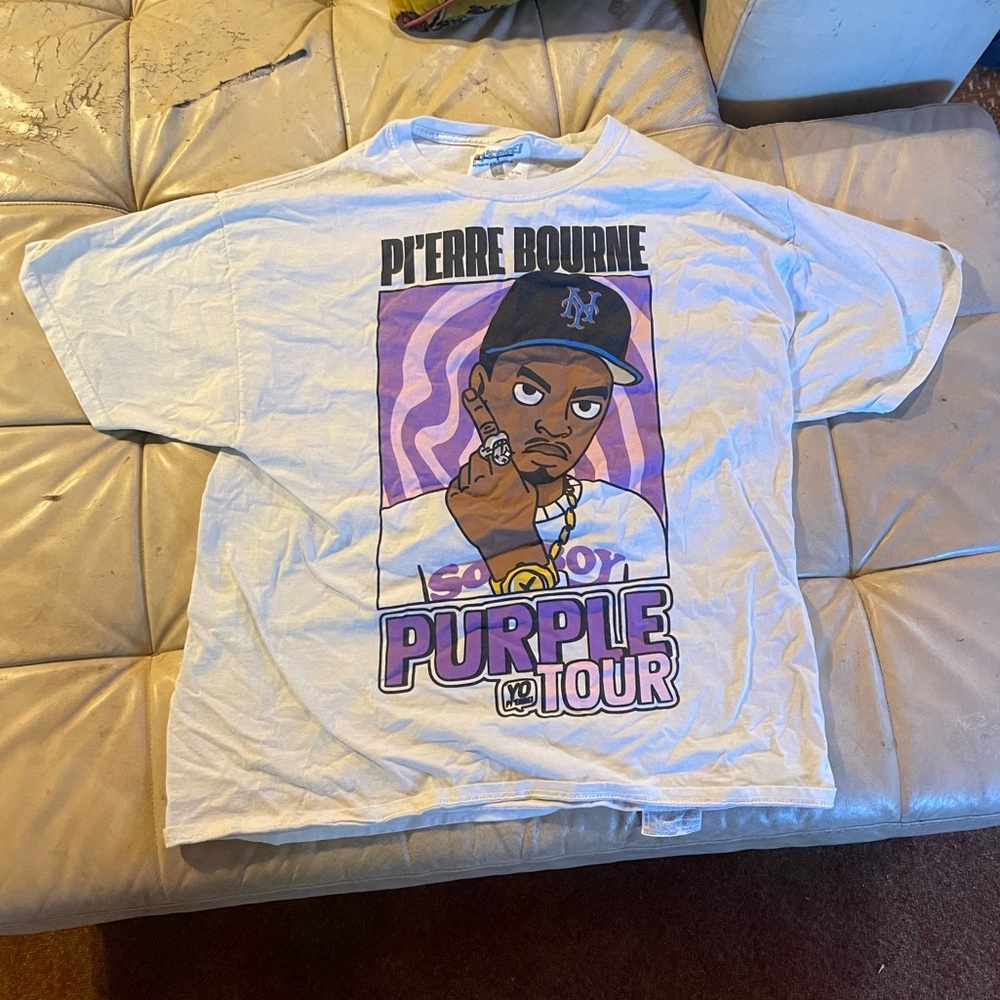 White Graphic Tour T-Shirt
